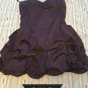 Torrid Purple Jacquard Dress